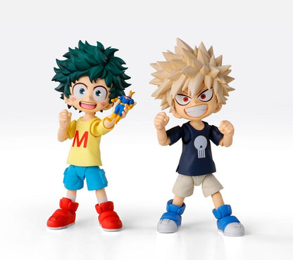 My Hero Academia S.H.Figuarts Action Figure Izuku Midoriya & Katsuki Bakugo -Childhood Set- - Bandai Tamashii Nations Action Figures