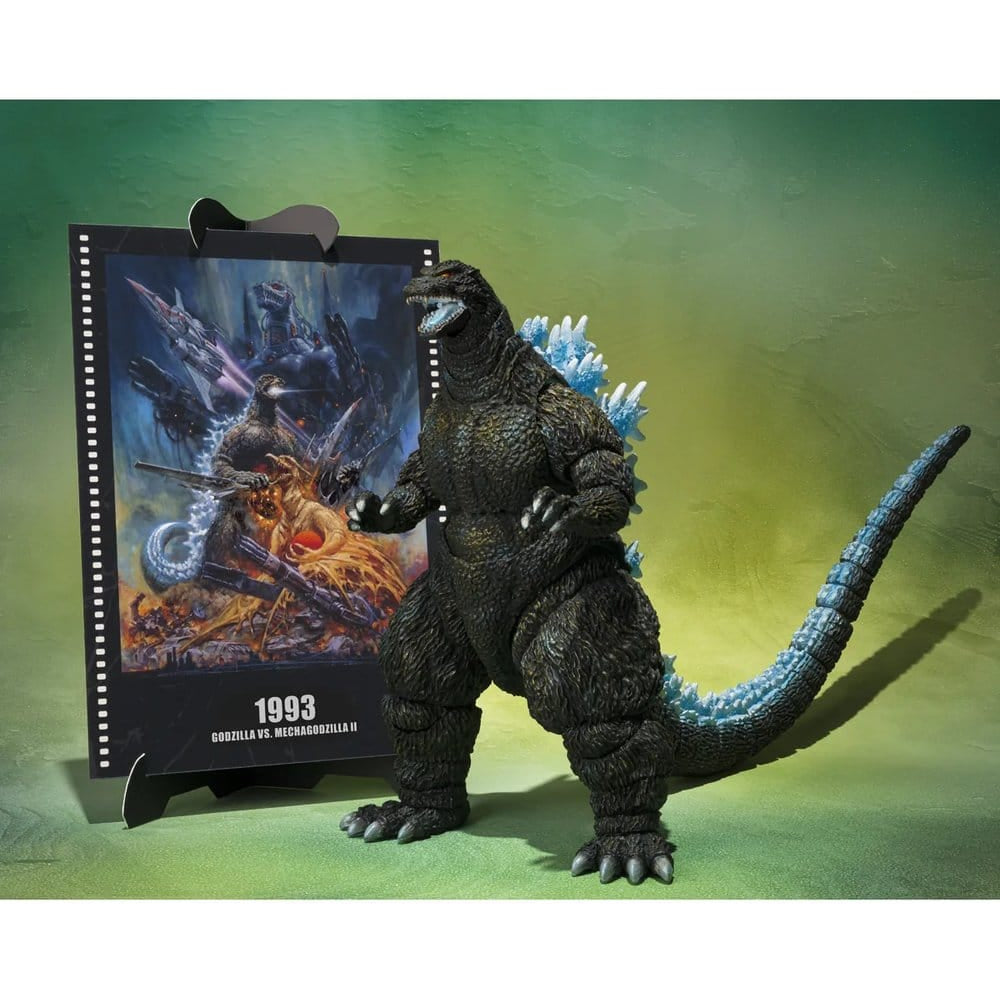 Godzilla S.H.MonsterArts Action Figure Godzilla (Godzilla vs. Mechagodzilla II Poster Coloring Ver.) -Movie Graphic Plus-