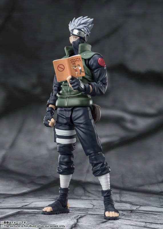 Naruto S.H.Figuarts Action Figure Kakashi Hatake -The famed Sharingan Hero-