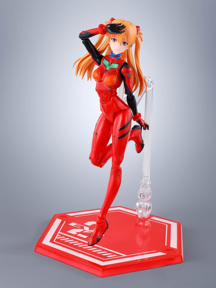 Evangelion S.H.Figuarts Action Figure Asuka Shikinami Langley 14 cm - Bandai Tamashii Nations Action Figures