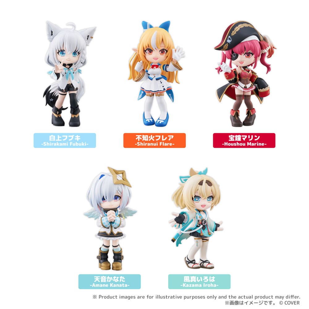 Hololive Production PalVerse PVC Figures Vol. 1 Assortment (6)