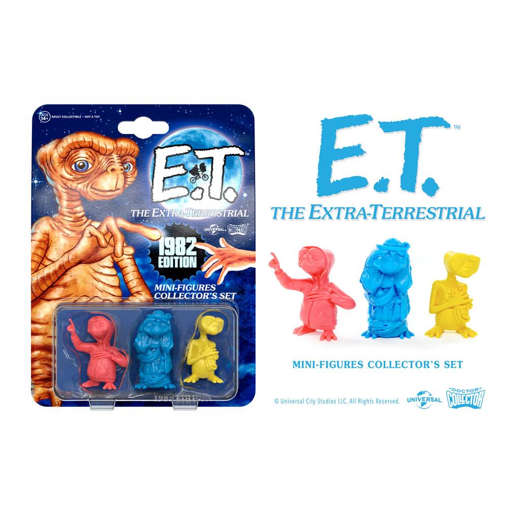 E.T. the Extra-Terrestrial Collector's Set Mini Figures 3-Pack 1982 Edition - Doctor Collector Mini Figures