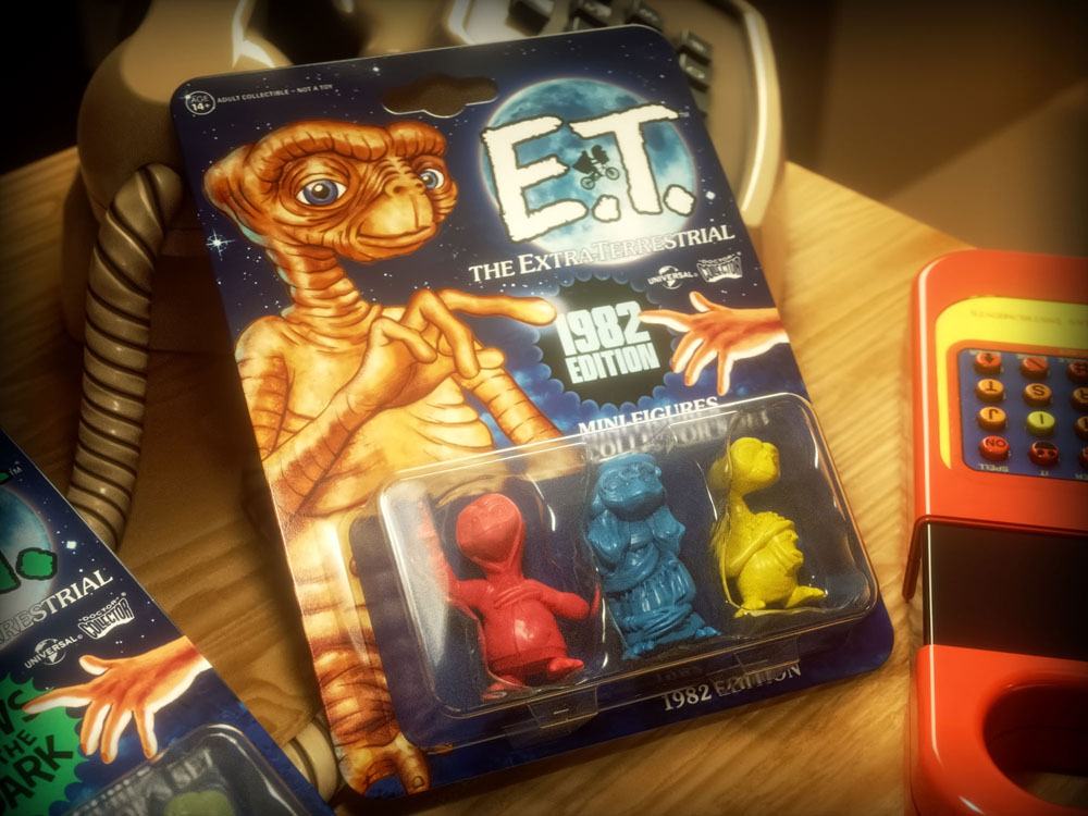 E.T. the Extra-Terrestrial Collector's Set Mini Figures 3-Pack 1982 Edition - Doctor Collector Mini Figures