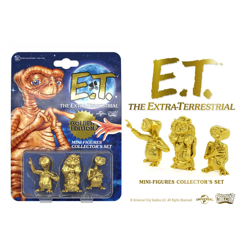 E.T. the Extra-Terrestrial Collector's Set Mini Figures 3-Pack Golden Edition - Doctor Collector Mini Figures