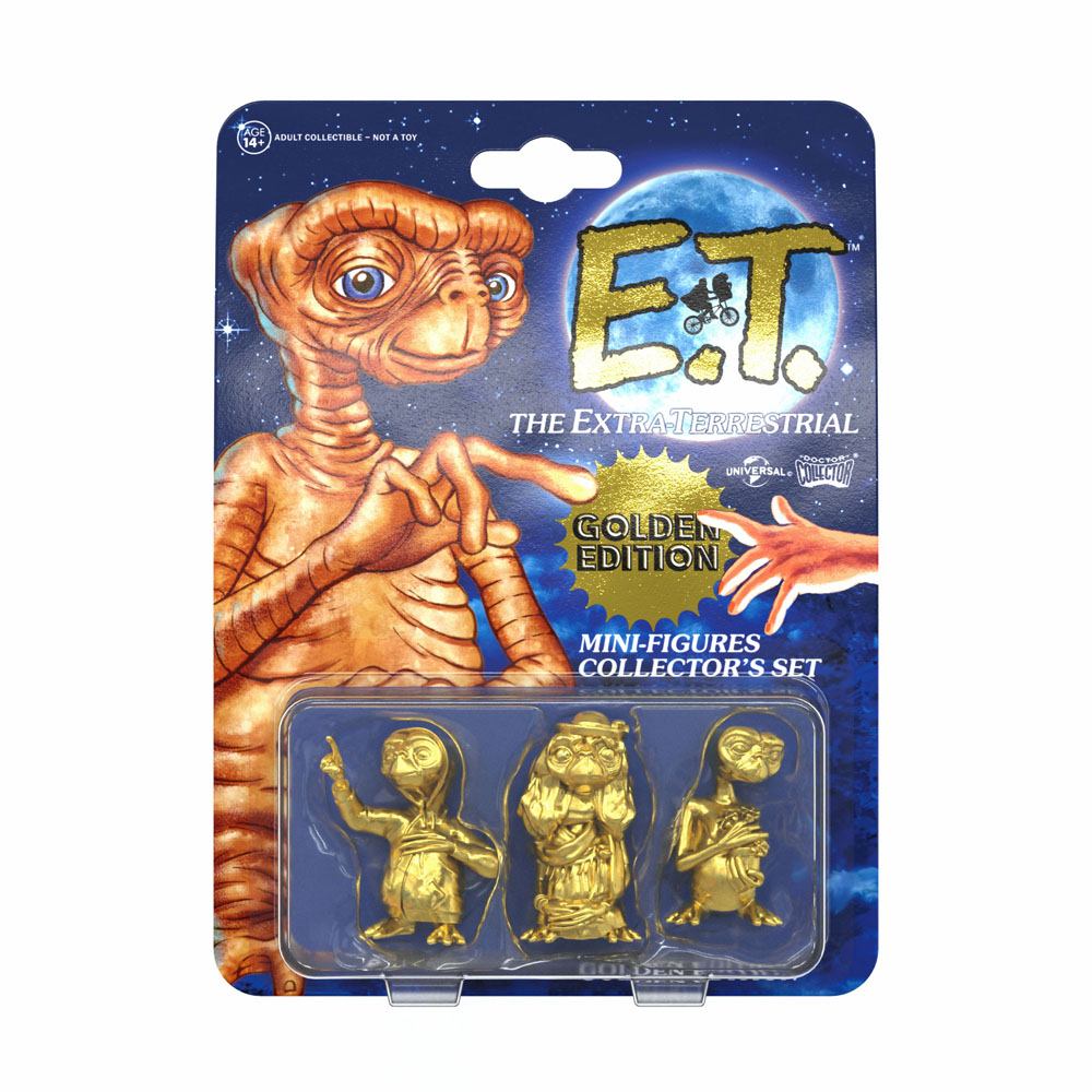 E.T. the Extra-Terrestrial Collector's Set Mini Figures 3-Pack Golden Edition - Doctor Collector Mini Figures