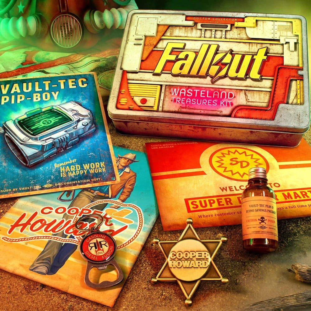 Doctor Collector Fallout Gift Box Wasteland Treasures Kit