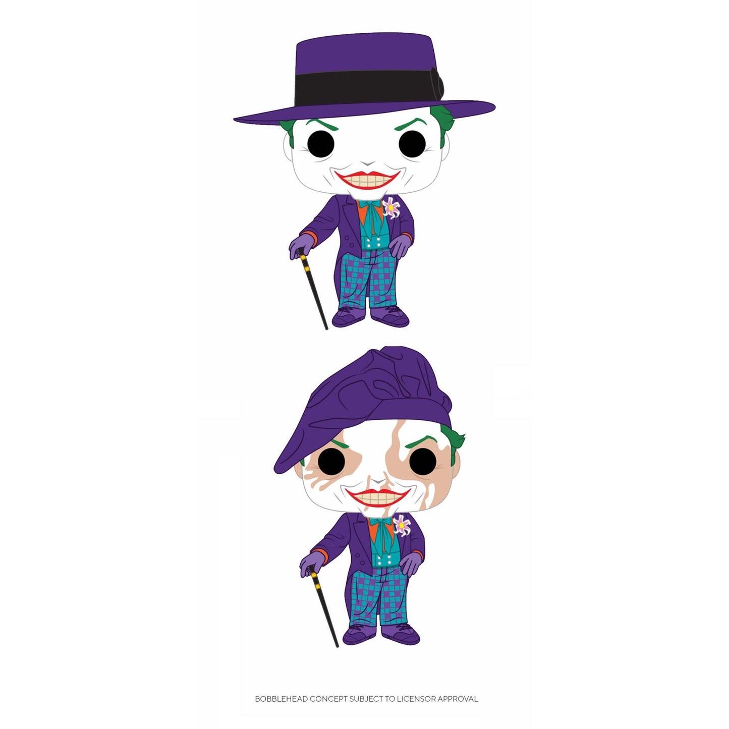 Batman 1989 POP! Heroes Figures Joker Assortment Box Qty 6 - Funko Pop! Figures