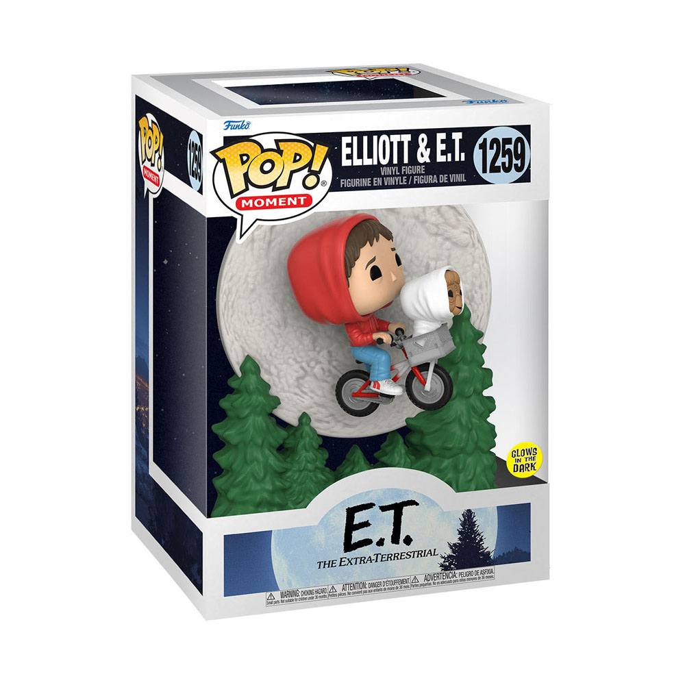 E.T. the Extra-Terrestrial POP! Moment Vinyl Figure Elliot and ET Flying (GITD) - Funko Pop! Figures