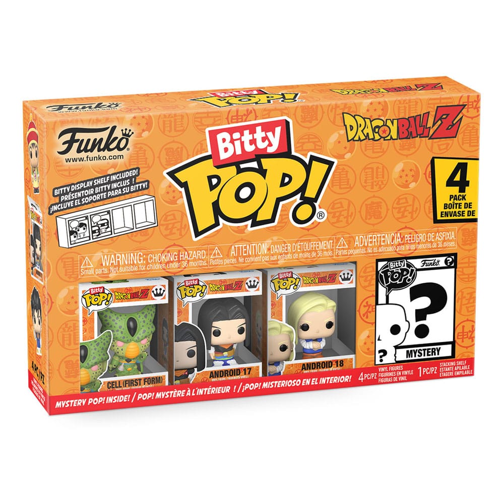 Dragon Ball Bitty POP! Vinyl Figure 4-Pack Series 2 2,5 cm - Funko Mini Figures, Pop! Figures
