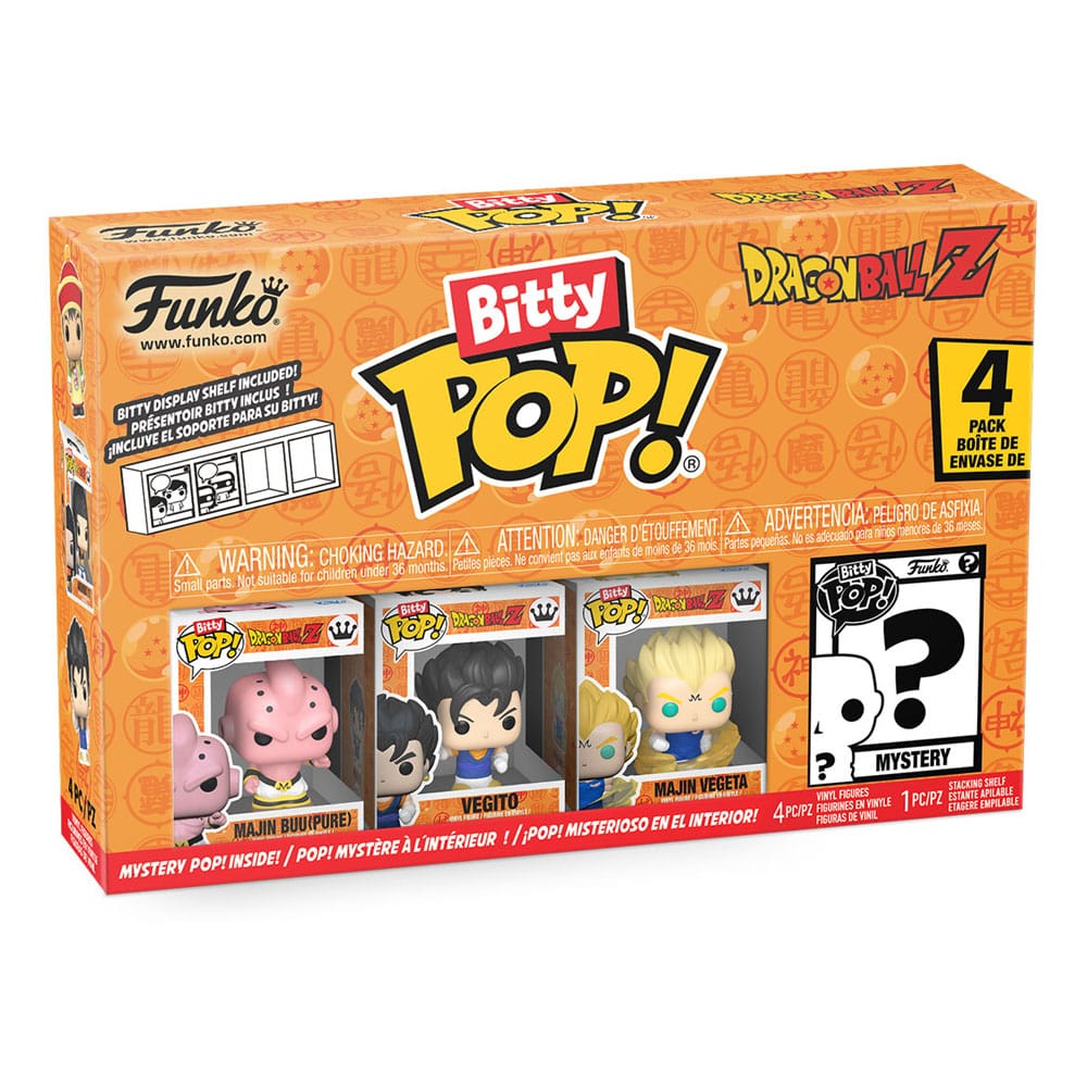 Dragon Ball Bitty POP! Vinyl Figure 4-Pack Series 3 2,5 cm - Funko Mini Figures, Pop! Figures