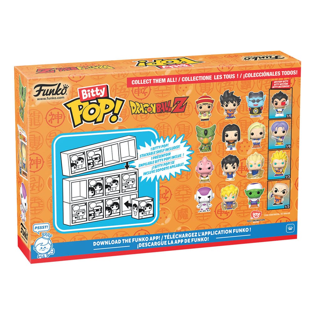 Dragon Ball Bitty POP! Vinyl Figure 4-Pack Series 4 2,5 cm - Funko Mini Figures, Pop! Figures