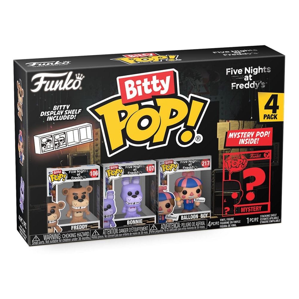 Five Nights at Freddy's Bitty POP! Vinyl Figure 4-Pack Freddy 2,5 cm - Funko Pop! Figures
