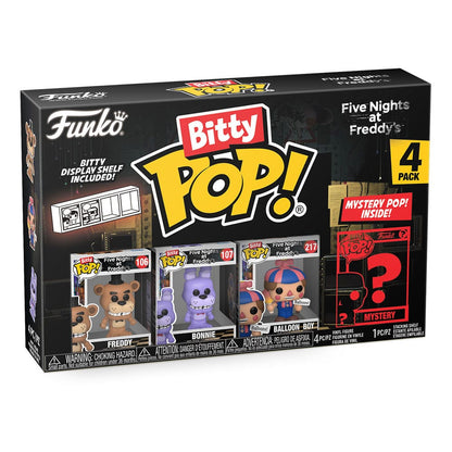 Five Nights at Freddy's Bitty POP! Vinyl Figure 4-Pack Freddy 2,5 cm - Funko Pop! Figures