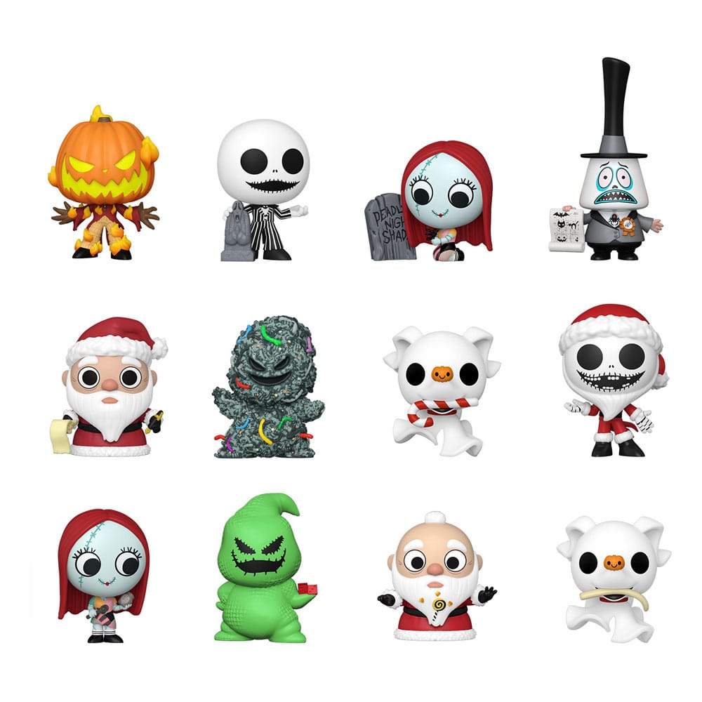 Nightmare before Christmas 30th Mystery Mini Figures 5 cm Display (12) - Funko Blind Boxes, Mini Figures & Capsule Toys