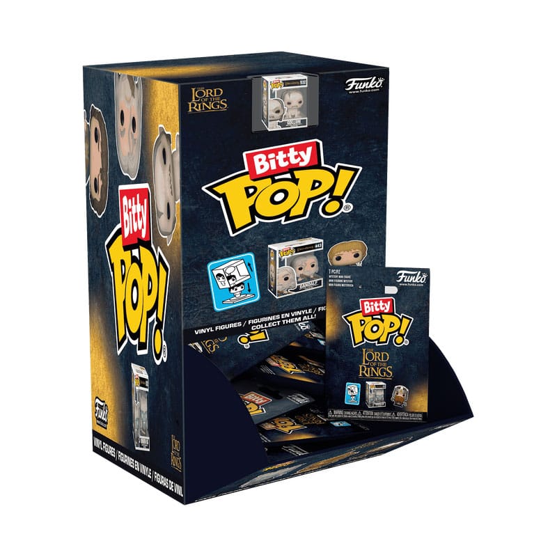 Lord of the Rings Bitty POP! Vinyl Figure Display Box Qty 32 PDQ 2,5 cm - Funko Mini Figures, POP! Figures