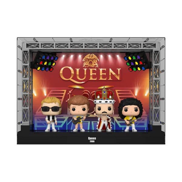 Queen POP Moments Deluxe Vinyl Figures 4-Pack Wembley Stadium - Funko Mini Figures