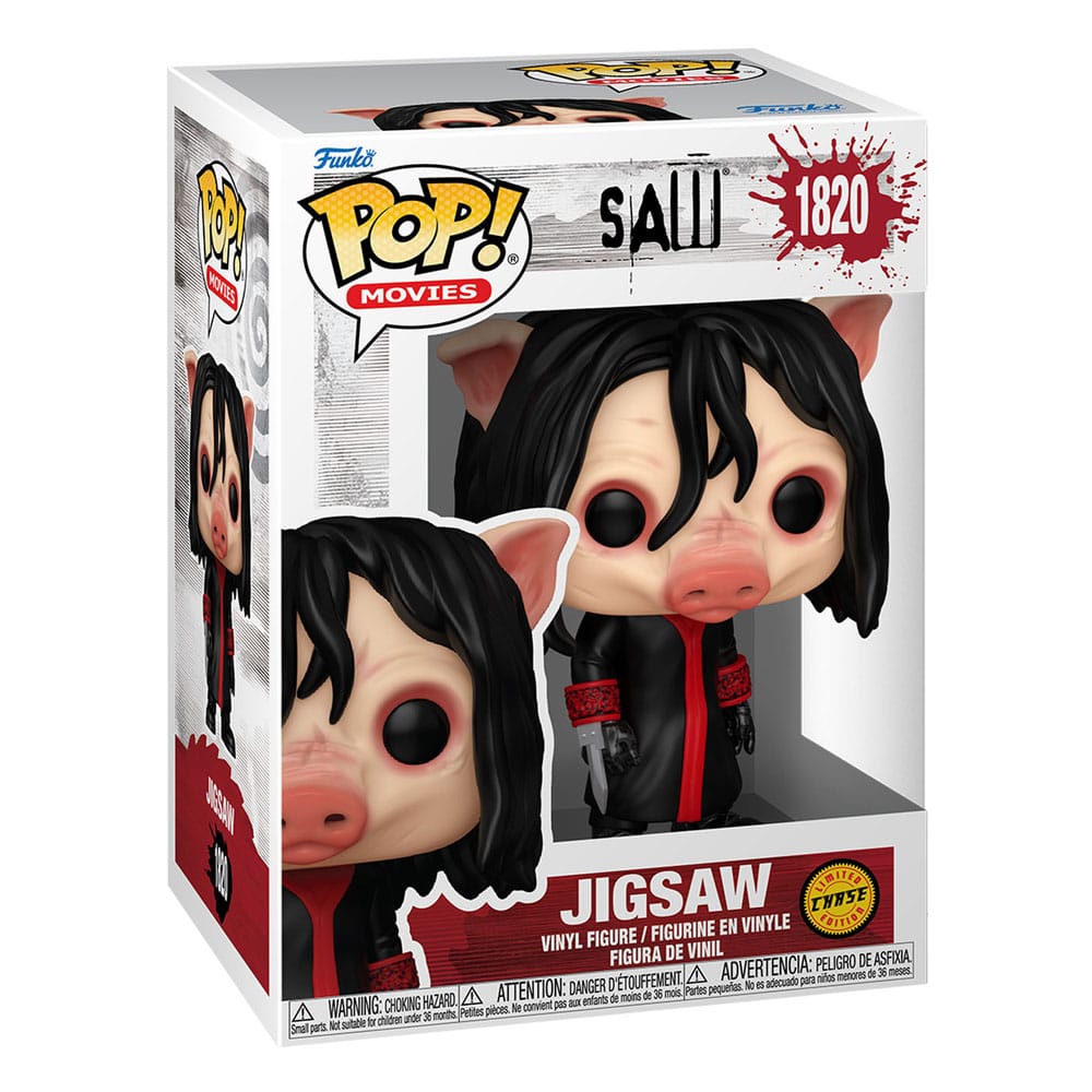 Saw POP! Movies Vinyl Figure Jigsaw with Chase Assortment Box Qty 6 - Funko Pop! Figures