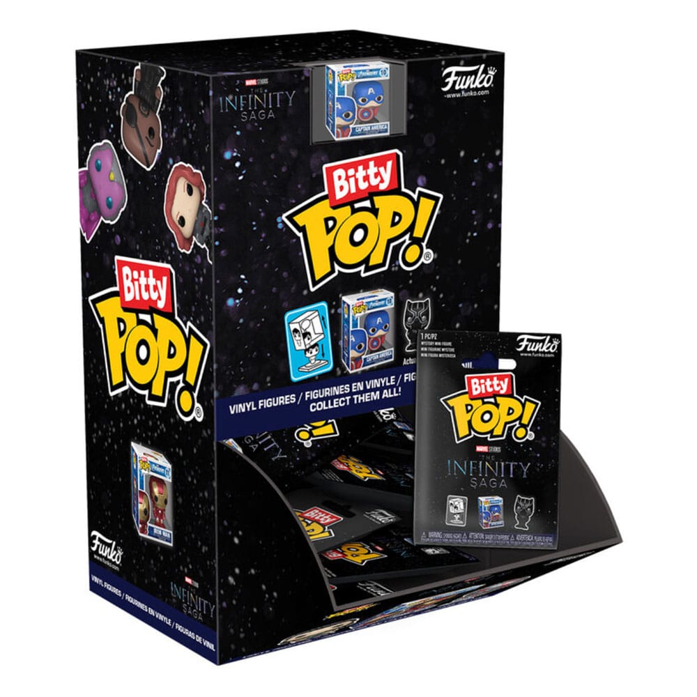 Marvel Mystery Bitty POP! Vinyl Figures 2 cm The Infinity Saga Display 32 - Funko Blind Boxes