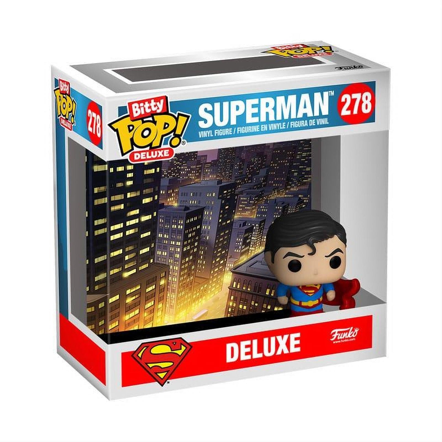 Superman Bitty POP! Deluxe Vinyl Figure Superman(Gargoyle) Display 12 2,5 cm - Funko Pop! Figures
