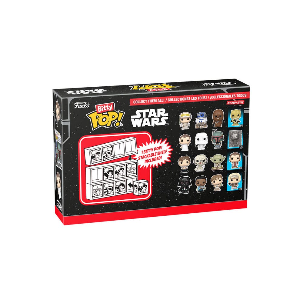 Star Wars Bitty POP! Vinyl Figure 4-Pack Vader 2,5 cm - Funko Mini Figures, Pop! Figures