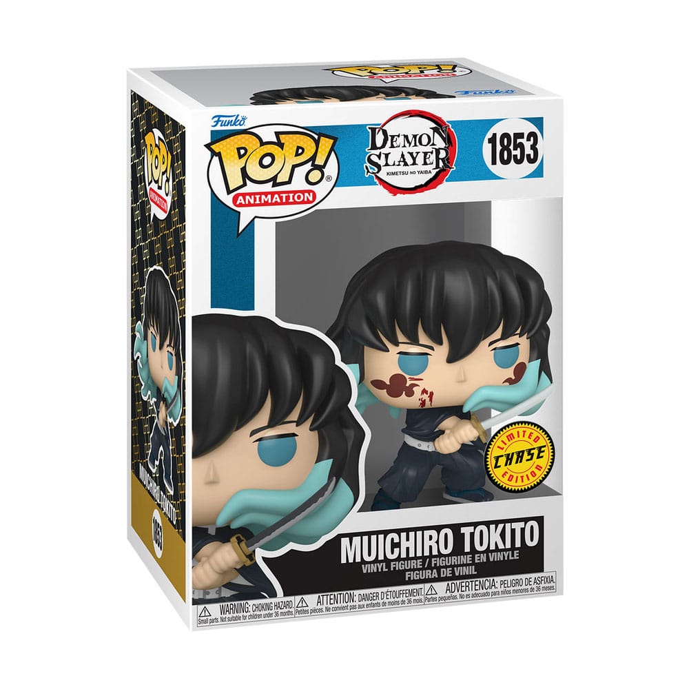 Demon Slayer: Kimetsu no Yaiba POP! Animation Vinyl Figure Muichiro (Attack) w/CH Assortment Box Qty 6 - Funko Pop! Figures