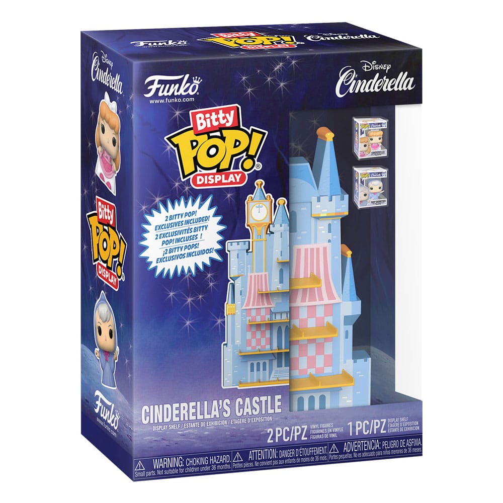 Disney Bitty POP! Display with 2 Vinyl Figures Cinderella's Castle - Funko POP! Figures