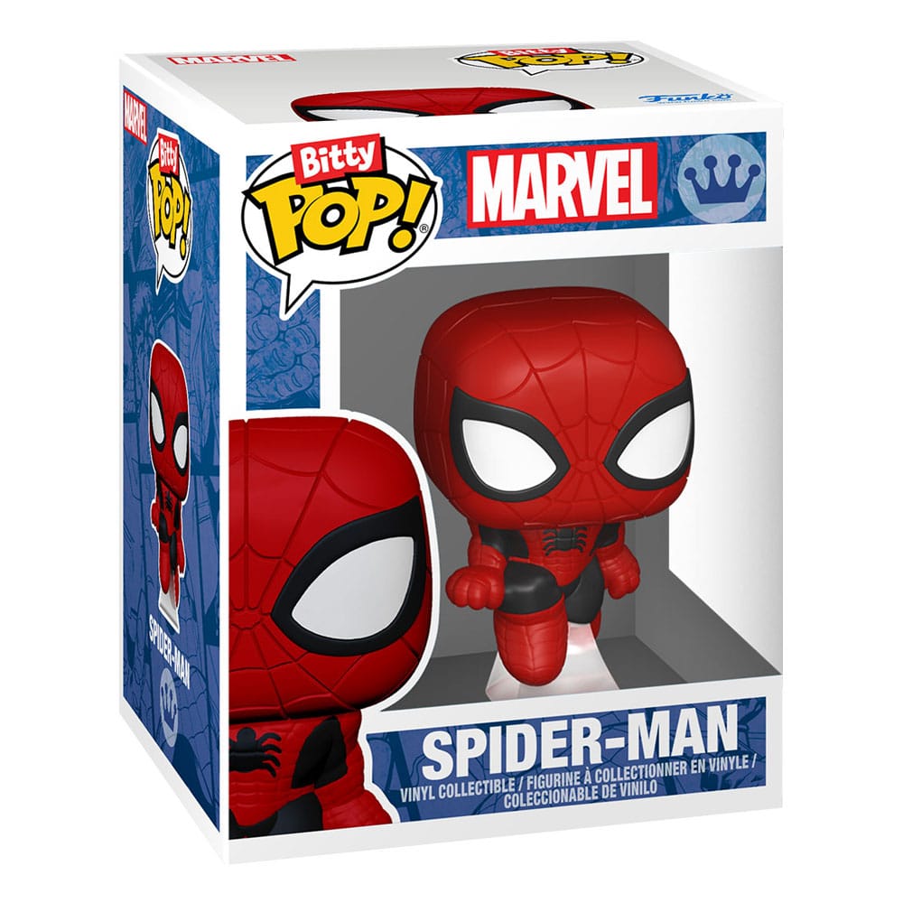 Spider-Man Bitty POP! Vinyl Figure 4-Pack Series 1 2 cm - Funko Mini Figures, POP! Figures