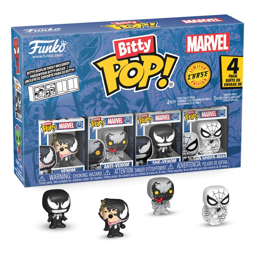 Spider-Man Bitty POP! Vinyl Figure 4-Pack Series 3 2 cm - Funko POP! Figures