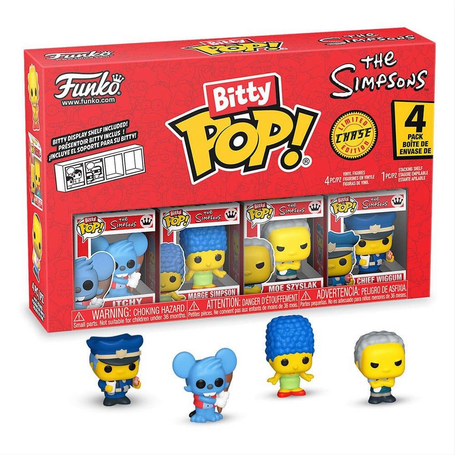 The Simpsons Bitty POP! Vinyl Figure 4-Pack Series 2 2 cm - Funko Pop! Figures