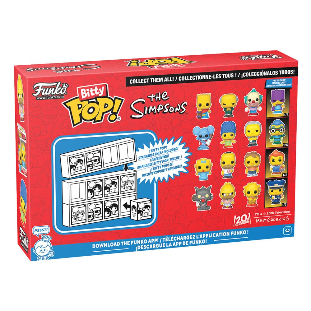 The Simpsons Bitty POP! Vinyl Figure 4-Pack Series 2 2 cm - Funko Pop! Figures
