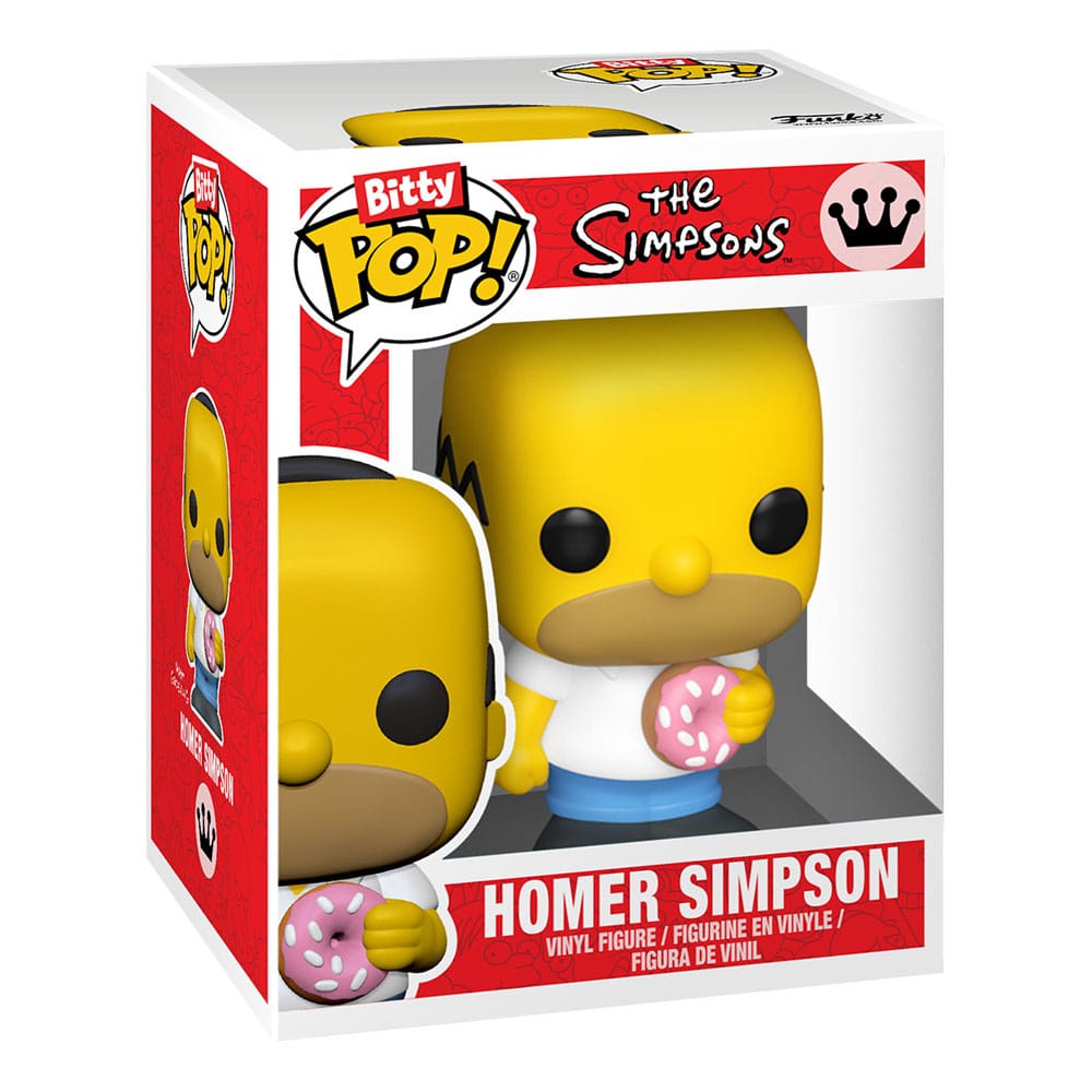 The Simpsons Bitty POP! Vinyl Figure 4-Pack Series 3 2 cm - Funko Mini Figures, Pop! Figures