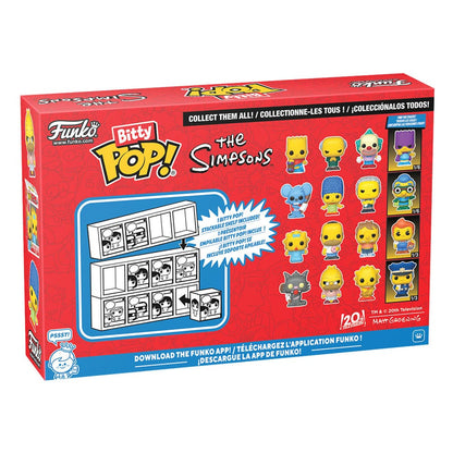 The Simpsons Bitty POP! Vinyl Figure 4-Pack Series 3 2 cm - Funko Mini Figures, Pop! Figures