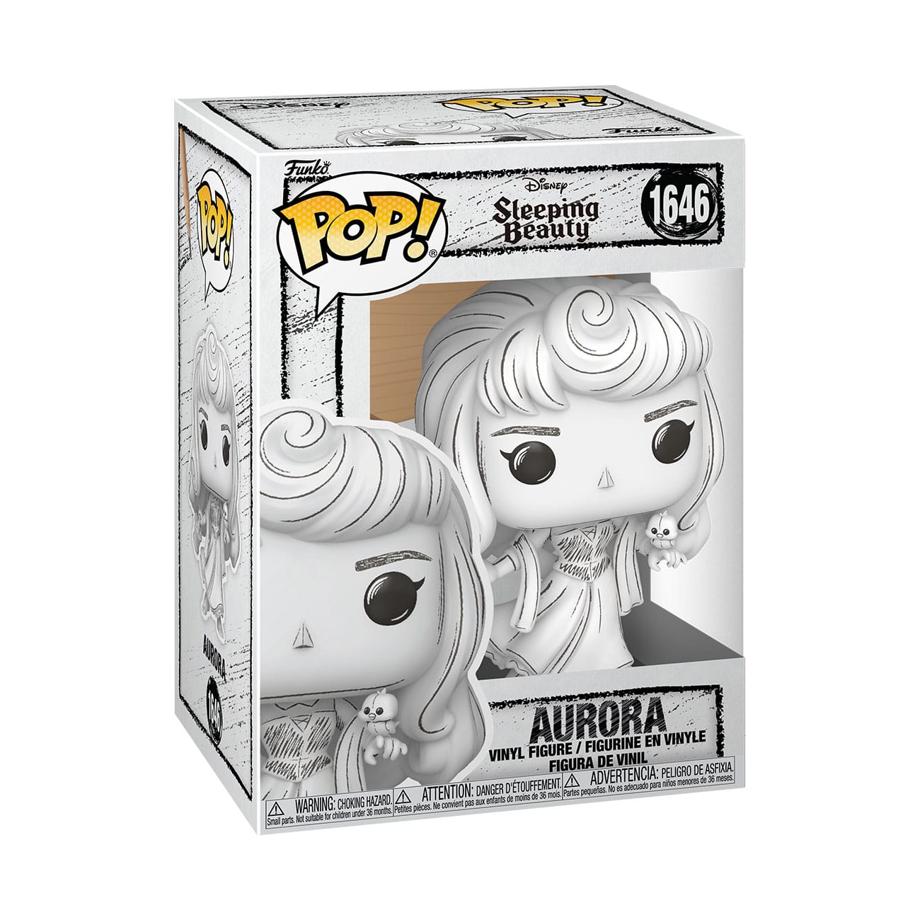 Disney POP!: Sleeping Beauty: Aurora (Sketched) #1646: Vinyl Figure