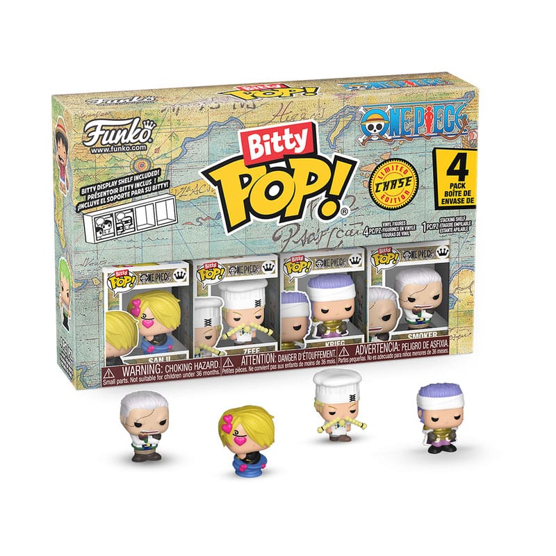 One Piece Bitty POP! Vinyl Figure 4-Pack Sanji 2,5 cm - Funko Pop! Figures