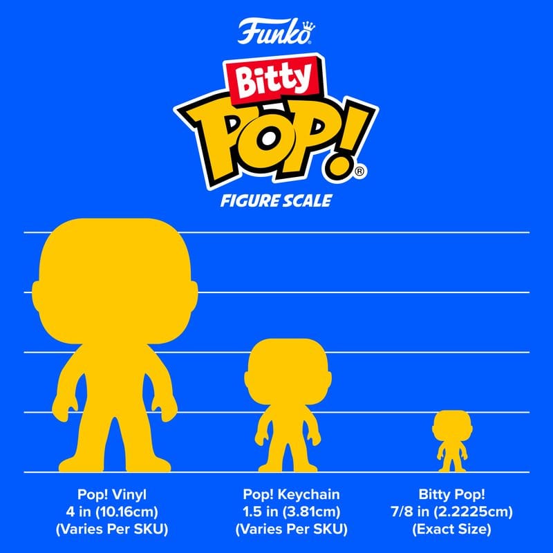 Demon Slayer: Kimetsu no Yaiba Bitty POP! Vinyl Figure 4-Pack Zenitsu 2,5 cm - Funko Mini Figures, POP! Figures
