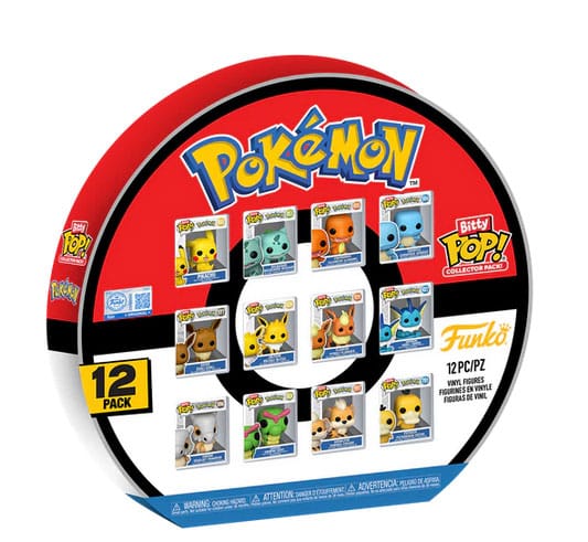 Pokémon Bitty POP! Vinyl Figure Multipack 2,5 cm Display Box Qty 12