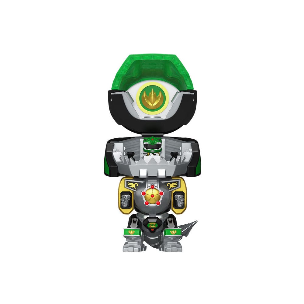 Hasbro Bitty POP! Bots Figure PR- Dragon Zord w/GR Ranger 11,7 cm - Funko Mini Figures, Pop! Figures
