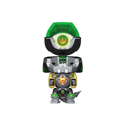 Hasbro Bitty POP! Bots Figure PR- Dragon Zord w/GR Ranger 11,7 cm - Funko Mini Figures, Pop! Figures