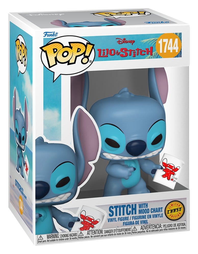 Lilo & Stitch POP! Vinyl Figure Stitch with Mood Chart w/Chase Assortment 6 - Funko Pop! Figures