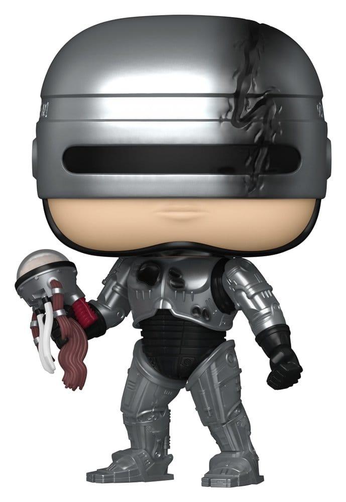 Robocop POP! Movies Vinyl Figures Robocop (Metallic) with Chase Assortment (6) - Funko Pop! Figures