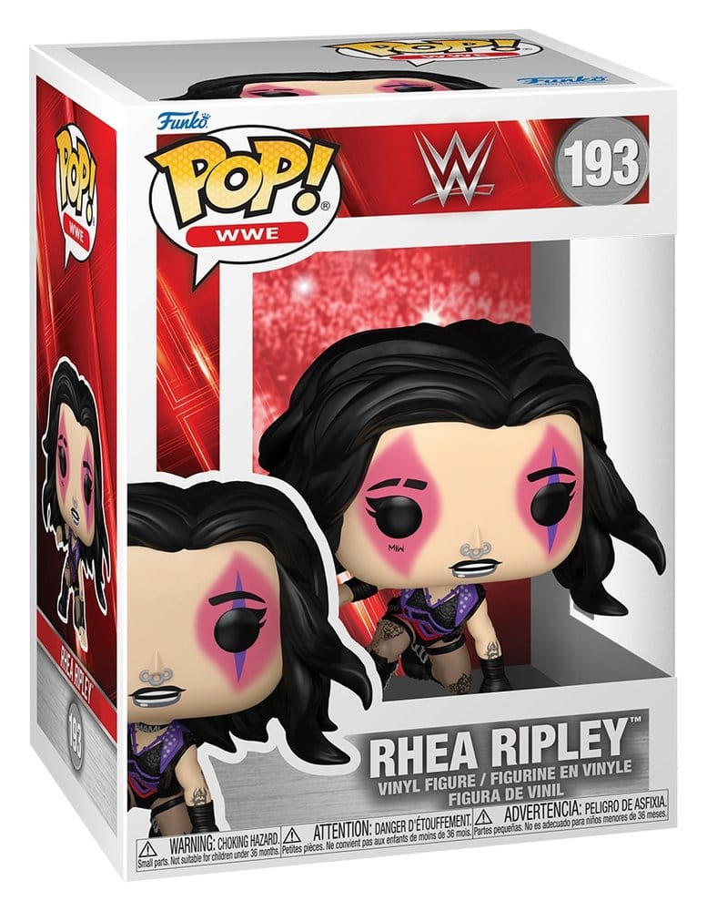 WWE POP! Vinyl Figures Rhea Ripley (WrestleMania XL) with Chase Assortment (6) - Funko Pop! Figures
