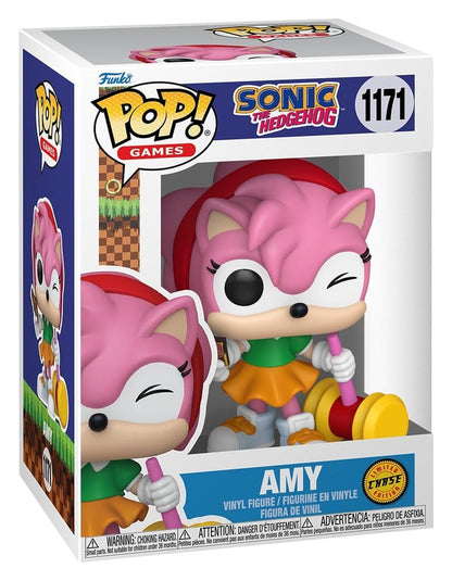 Sonic - The Hedgehog POP! Games Vinyl Figures Amy Rose with Piko Hammer with Chase Assortment (6) - Funko Pop! Figures