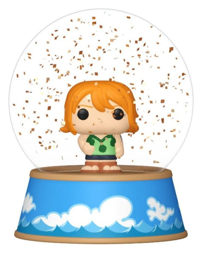 One Piece Mini Figures Glitter Globes PDQ 5 cm Display Box Qty 12