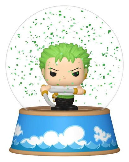 One Piece Mini Figures Glitter Globes PDQ 5 cm Display Box Qty 12