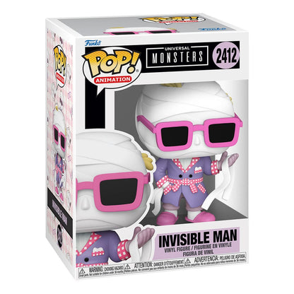 Universal Monsters POP! Animation Vinyl Figures Invisible Man with Chase Assortment 6 - Funko Pop! Figures