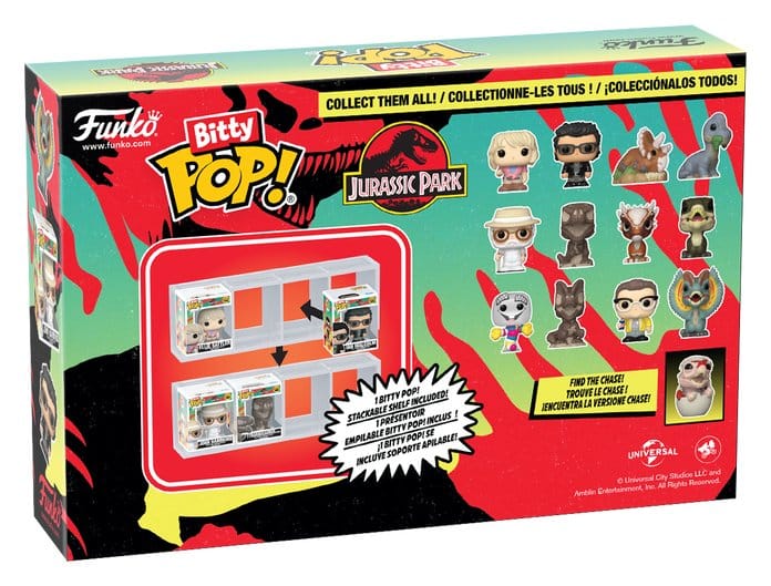 Jurassic Park Bitty POP! Vinyl Figure 4-Pack Mr. DNA 2,5 cm - Funko Pop! Figures