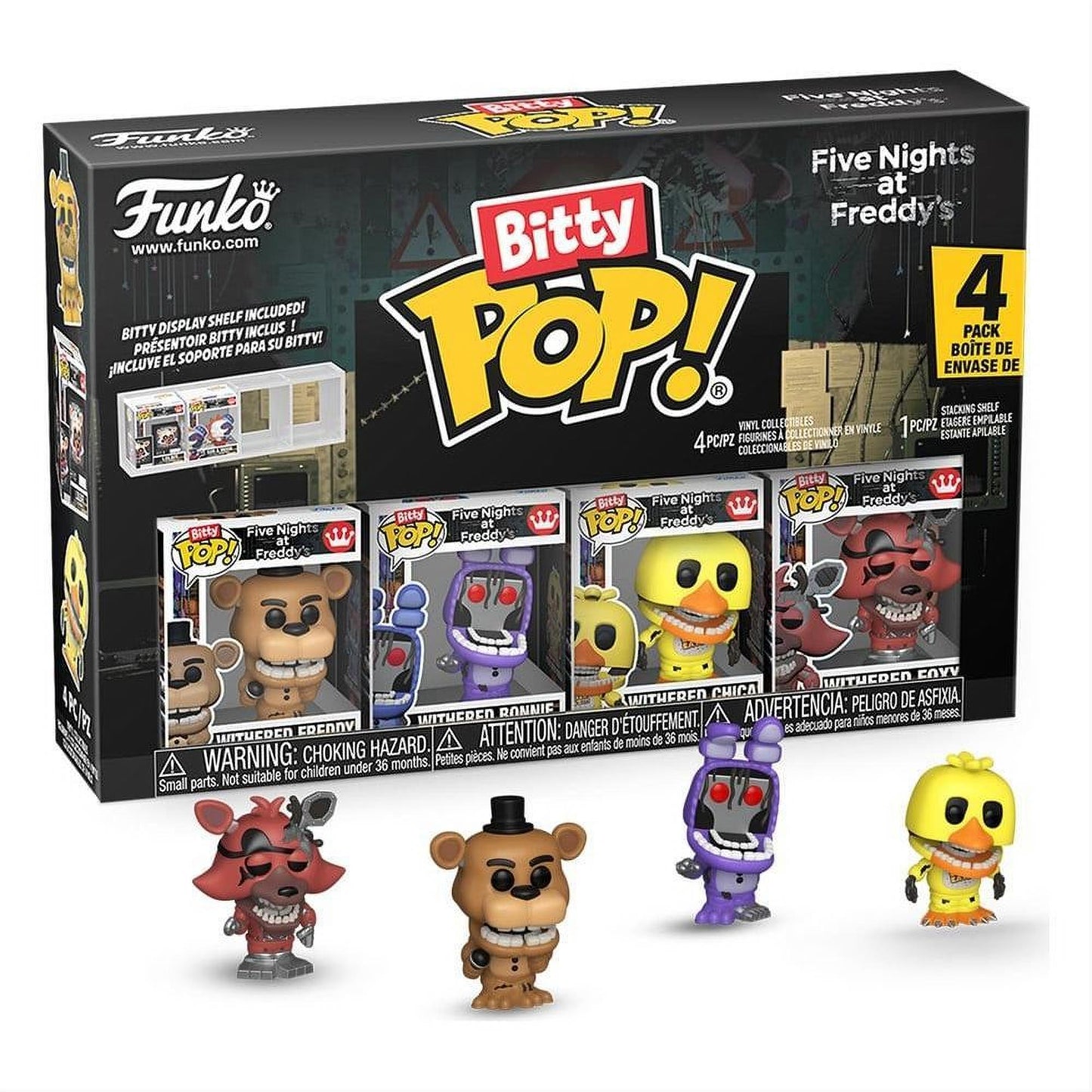 Five Nights at Freddy's Bitty POP! Vinyl Figure 4-Pack Series 6 2,5 cm - Funko Pop! Figures