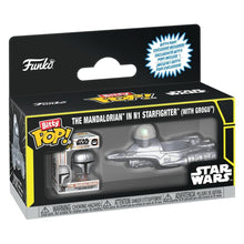 Star Wars Bitty POP! Ride Vinyl Figure N1 w/Mando 2,5 cm - Funko POP! Figures