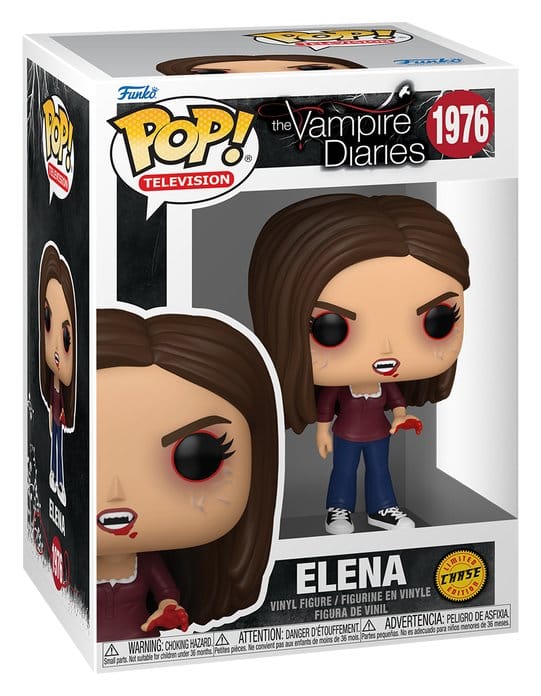 Vampire Diaries POP! Animation Vinyl Figures Elena w/Chase Assortment (6)