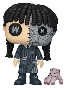 Wednesday POP! Televison Vinyl Figure Patchwork: Wednesday with Thing - Funko POP! Figures